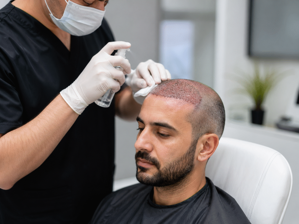 Wie viele Tage dauert die Heilung nach einer FUE-Haartransplantation